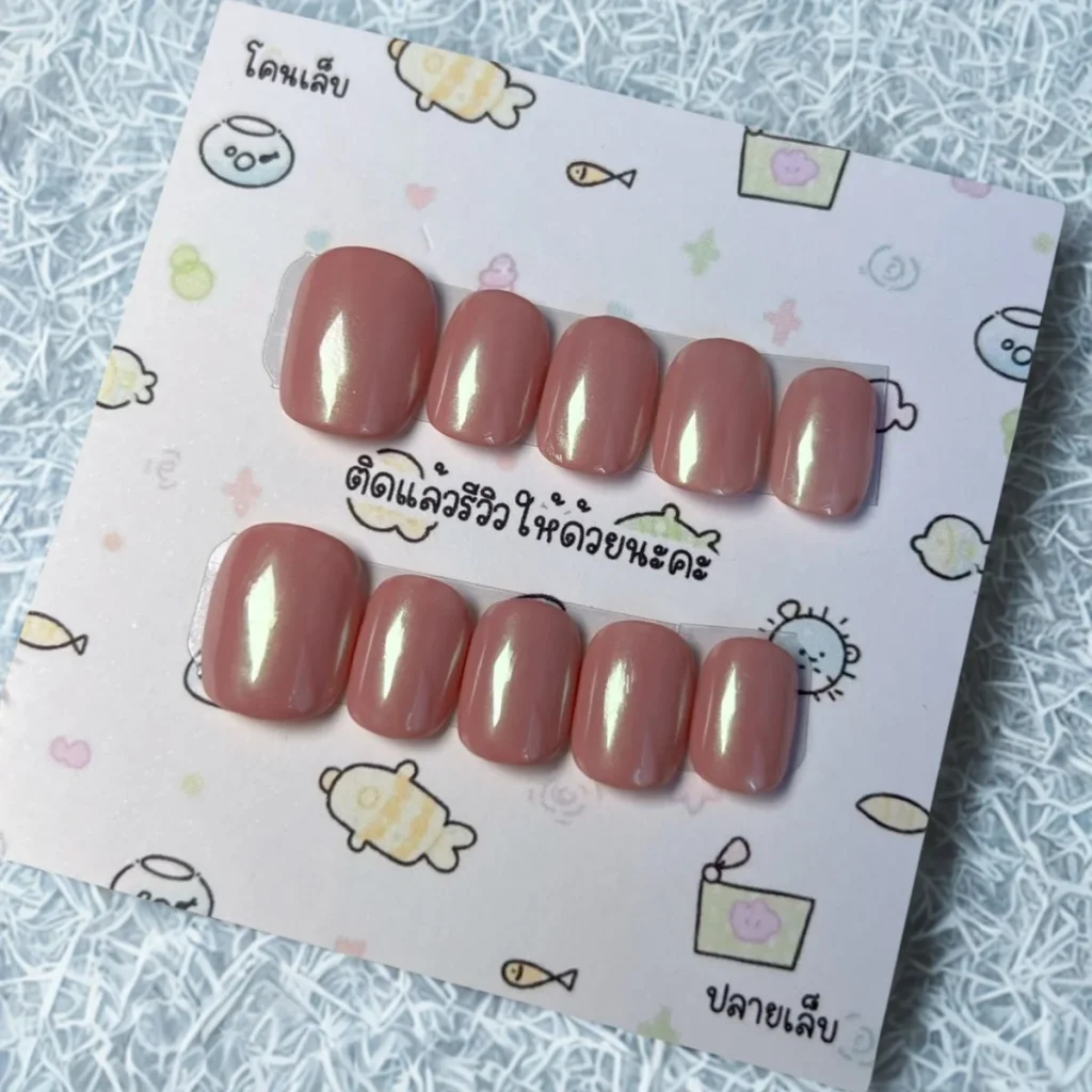 เล็บทรงสควอวลปลายโค้งมน